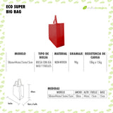 ECO BOX SUPER BIG BAG 50x44x15x15cm 100 Piezas (Sin Impresión)