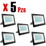 Reflector LED 50W Calido 5 Piezas - Interled Mexico