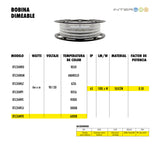 Bobina 30 metros 50/50 Dimmeable Frio IP65 1 Pieza - Interled Mexico