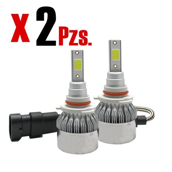 Kit De Luces Led Tipo Xenon Faros Auto C6 9005