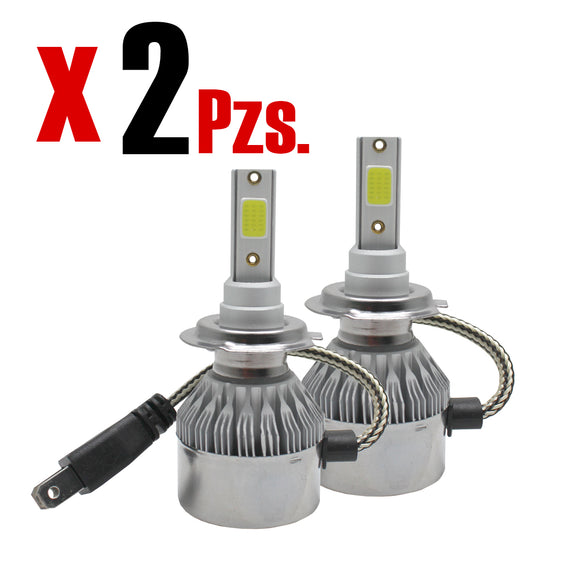 Kit De Luces Led Tipo Xenon Faros Auto C6 H7