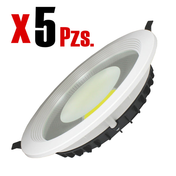 COB 1 Temperatura de color 30W 5 Piezas - Interled Mexico