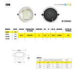 COB 1 Temperatura de color 3W 10 Piezas - Interled Mexico