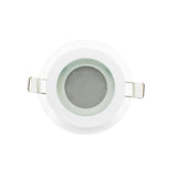 Downlight Empotrado Cristal Redondo 1 Temperatura de color 6W Frio 10 Piezas - Interled Mexico