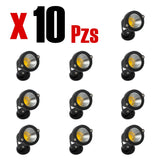 Proyect Light Negro 3w Calido 10 Piezas - Interled Mexico