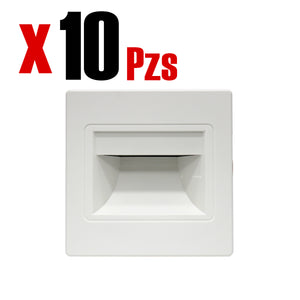 LUZ DE CORTESIA BLANCA PVC FRIA 3W 10 PIEZAS - Interled Mexico