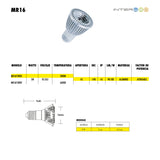 MR16 Fit 5W Dimmeable Calido 5w 10 Piezas - Interled Mexico