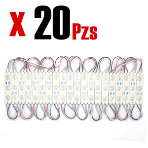 MODULO LED 12V 20 PIEZAS