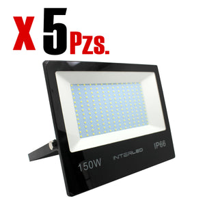 Reflector LED 150W Frio 5 Piezas - Interled Mexico