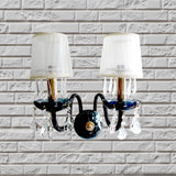 APLIQUE CRISTAL CARAMELO BLANCO O NRGRO VS ORO 1 Pieza